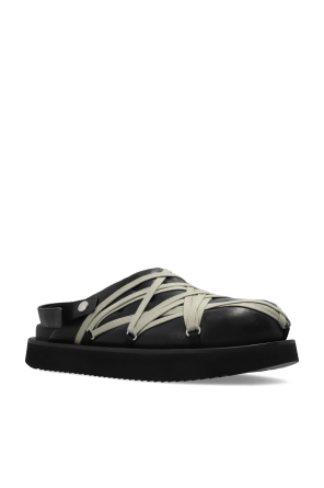 Rick Owens Klapki ma platformie ‘Padded Megalace’