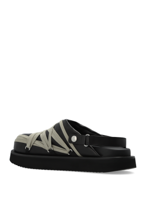 Rick Owens Klapki ma platformie ‘Padded Megalace’