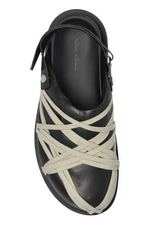 Rick Owens Klapki ma platformie ‘Padded Megalace’