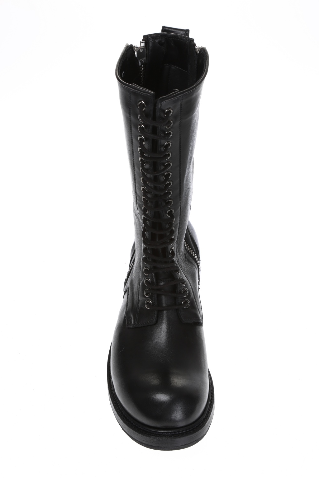 leather boots calf length