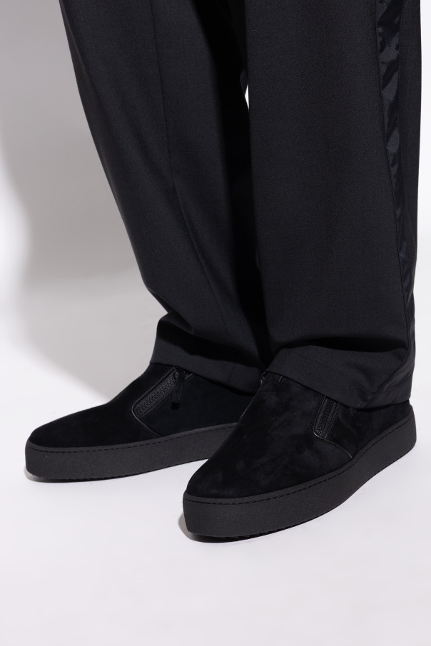 Giuseppe Zanotti Zapatillas deportivas de ante