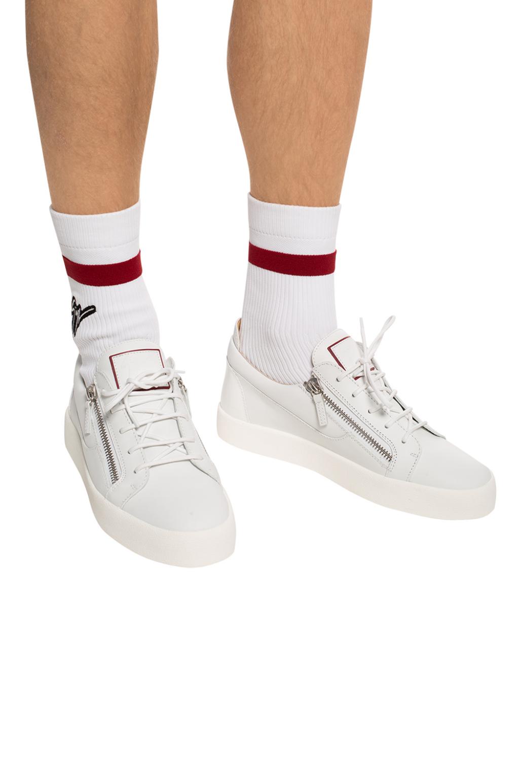 giuseppe zanotti sock sneakers