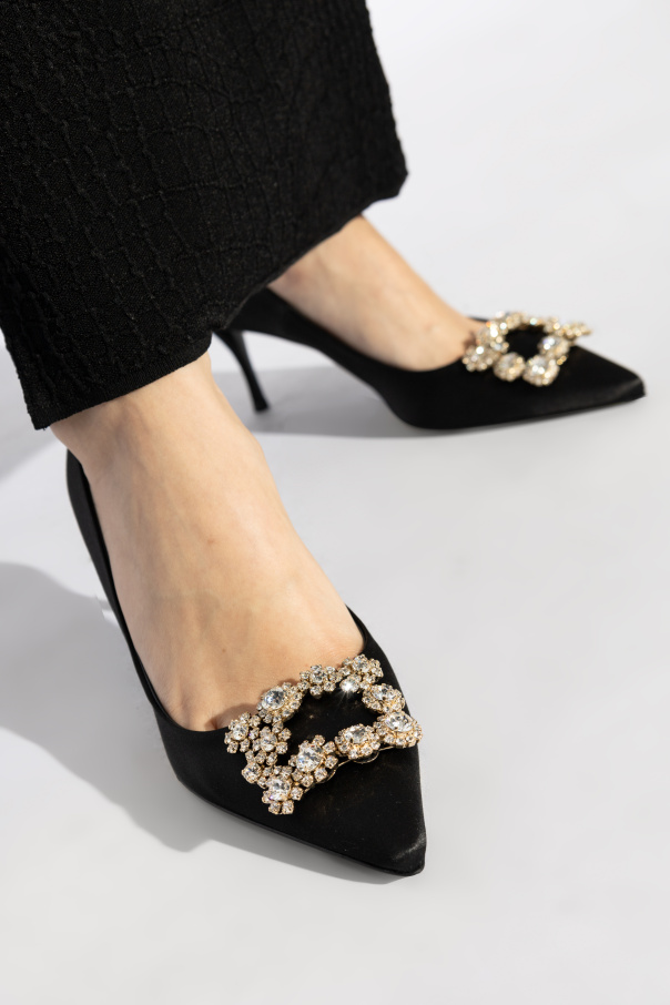 Roger Vivier Satin high heels ‘Efflorescence’