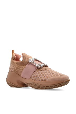 Roger Vivier Buty sportowe z połyskującymi kryształami