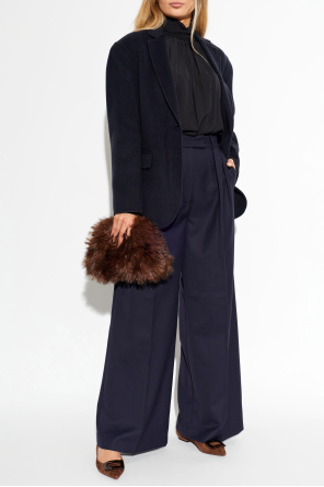 Roger Vivier Zamsch-Ballerinas „Gommettine“