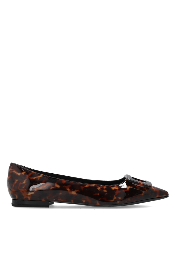 Leather ballet flats od Roger Vivier
