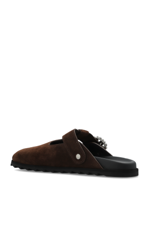 Roger Vivier Zamszowe klapki