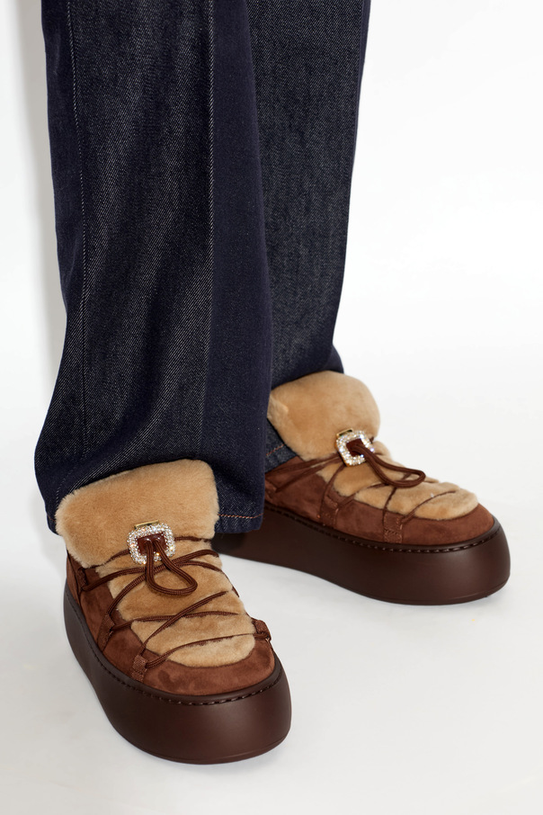 Roger Vivier Wildleder-Schuhe mit Plateau