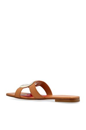 Roger Vivier Skórzane klapki