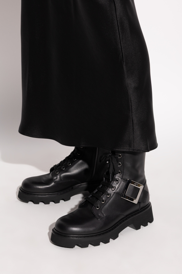 Roger Vivier 'Viv' Rangers leather boots