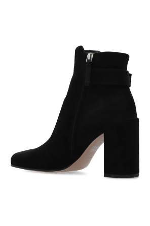 Roger Vivier Zamszowe botki na obcasie