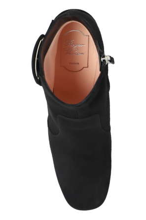 Roger Vivier Zamszowe botki na obcasie