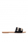 Manebi Studio 90 leather sandals Black