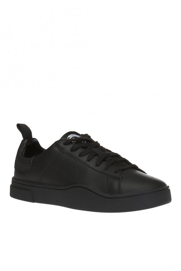 Diesel Trigreca multimaterial lace-up sneakers with rubber sole