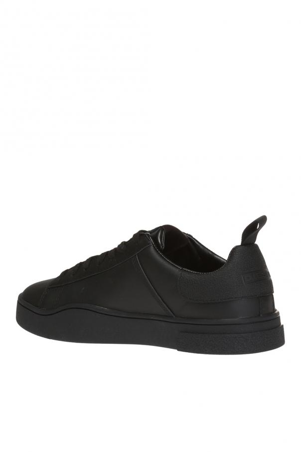 Diesel Trigreca multimaterial lace-up sneakers with rubber sole