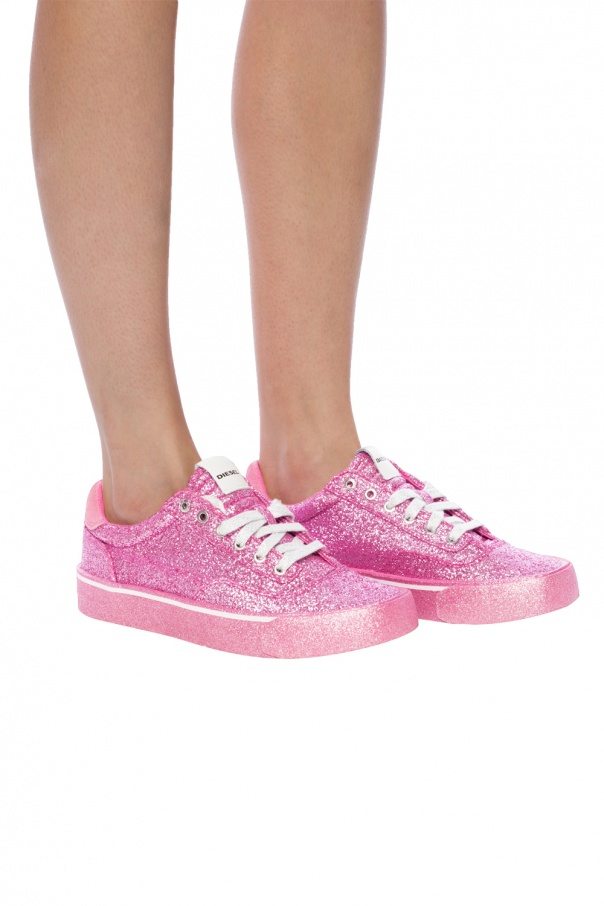 diesel glitter sneakers