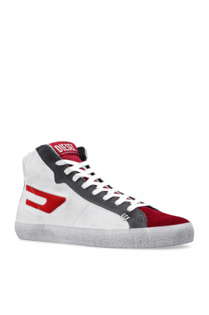 Diesel 'logo-embroidered sneakers Bianco