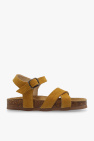 Bonpoint BROWN ‘Aster’ suede sandals