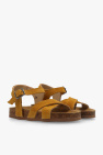 Bonpoint BROWN ‘Aster’ suede sandals