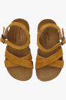 Bonpoint BROWN ‘Aster’ suede sandals