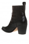 Ganni Leather ankle boots