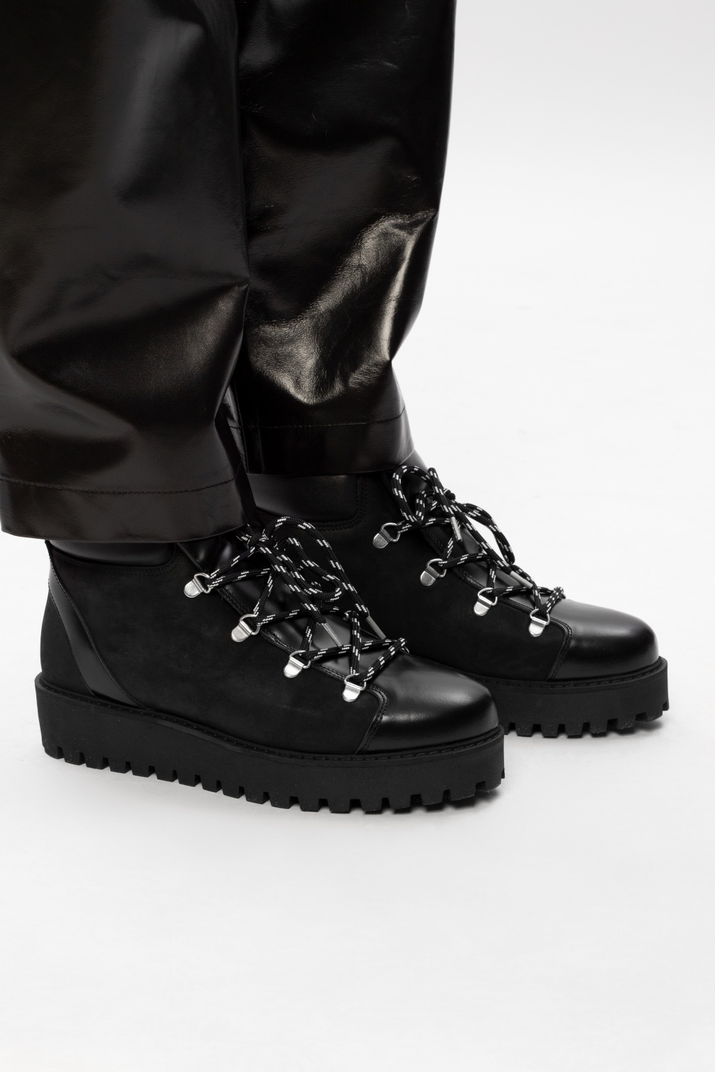 Black Wedge boots Ganni Vitkac Norway