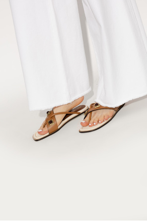 Leather slides od Etro