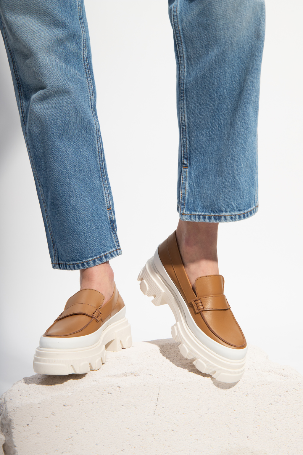 Ganni Leather moccasins