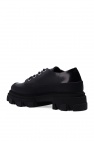 Ganni BLACK Leather platform shoes