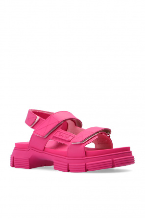 Ganni Sandals with logo