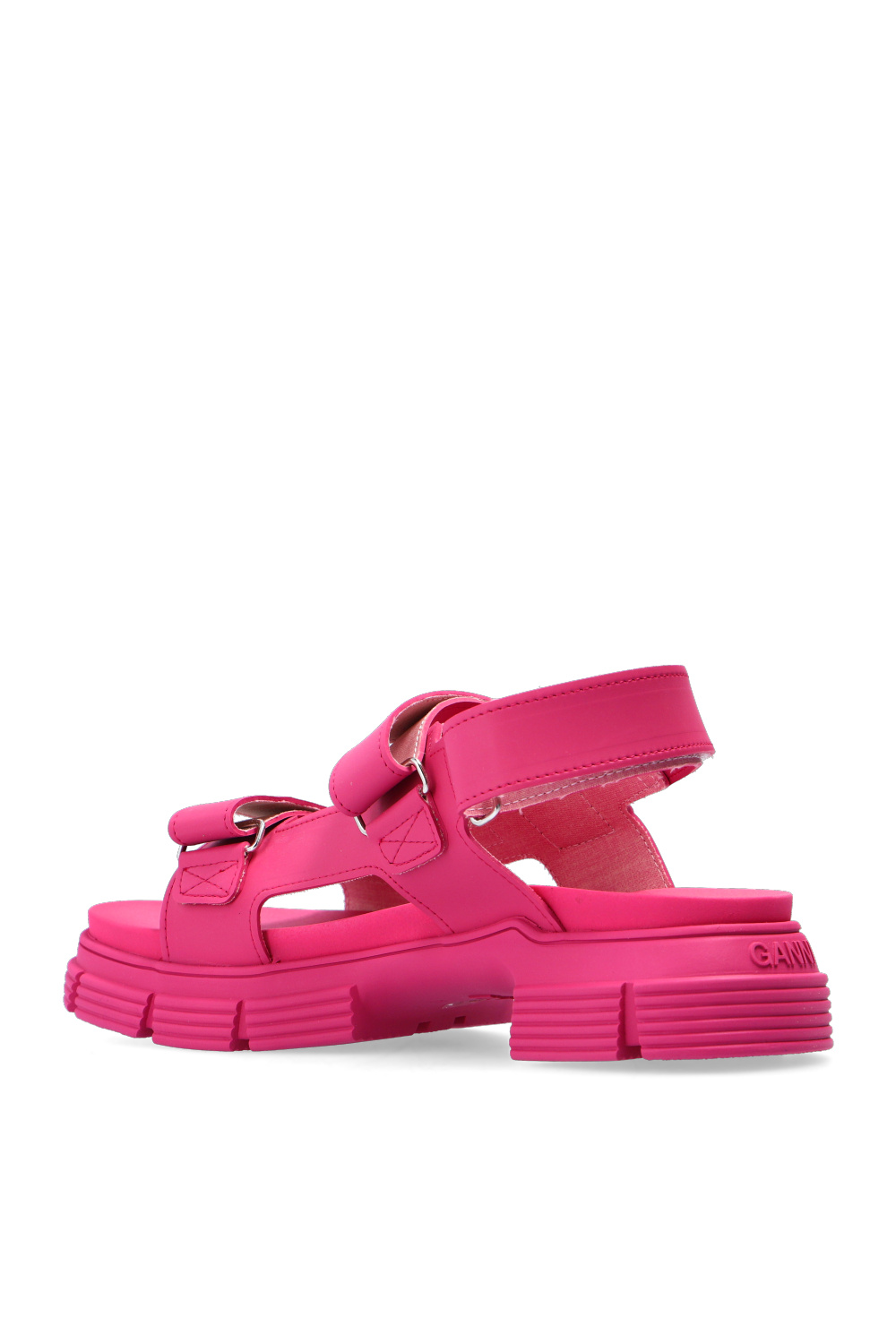 Ganni Sandals with logo