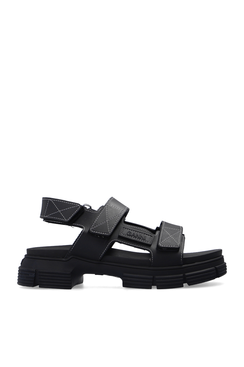 Ganni Sandals with logo