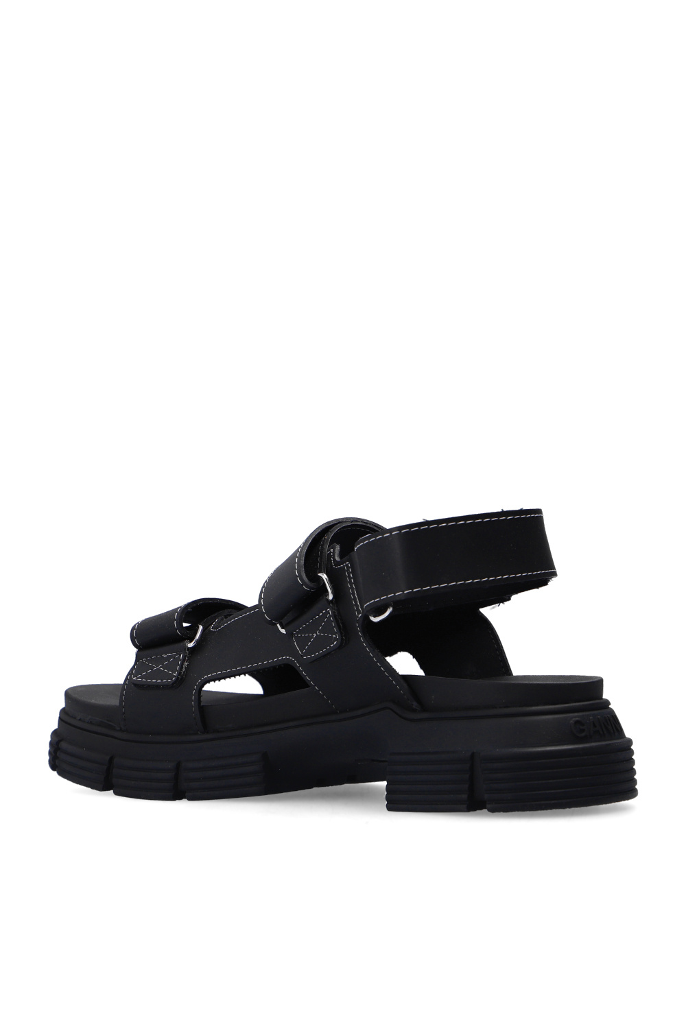 Ganni Sandals with logo