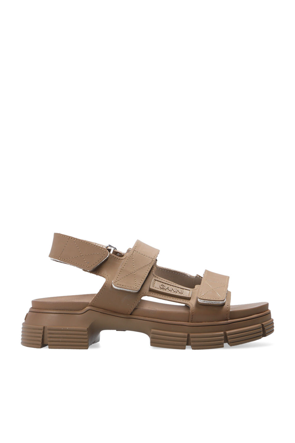 Ganni Sandals with logo