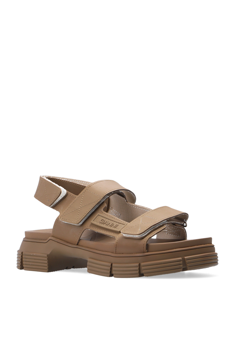 Ganni Sandals with logo