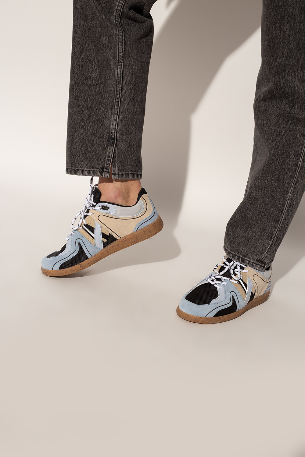 Ganni Sneakers with overlays