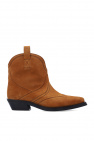 Ganni Leather cowboy boots