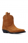 Ganni Leather cowboy boots