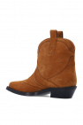 Ganni Leather cowboy boots