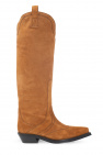 Ganni Suede knee-high boots