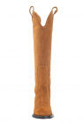 Ganni Suede knee-high boots