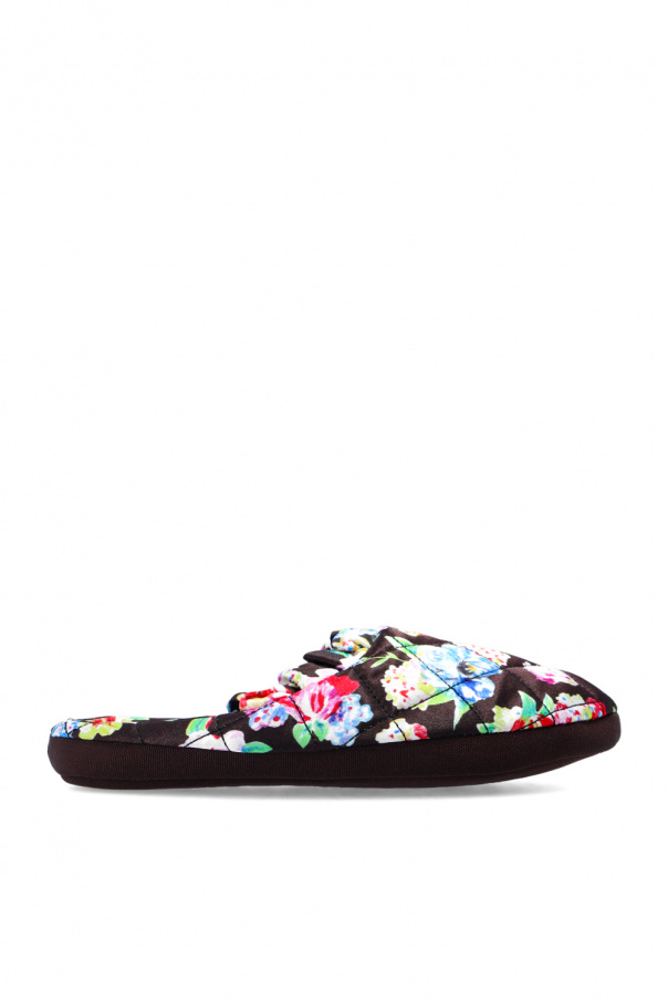 Ganni Slides with floral motif