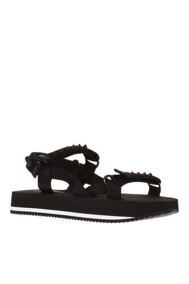 dsquared studded sandals