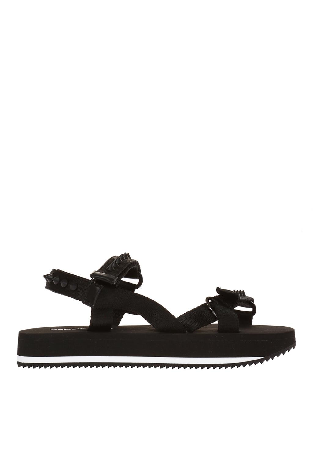 dsquared studded sandals