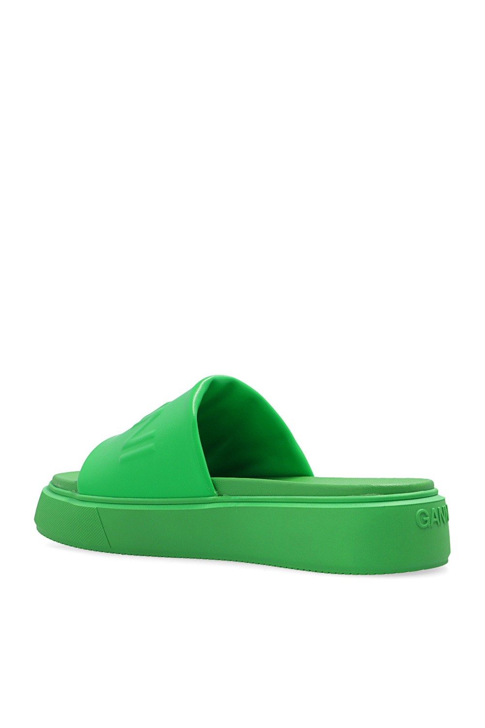 Ganni Slides with logo