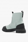 Ganni BLUE Short rain boots