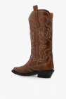 Ganni Leather cowboy boots
