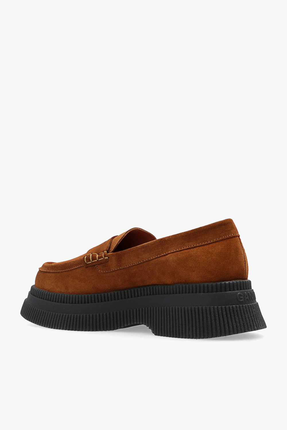 Ganni Suede platform shoes