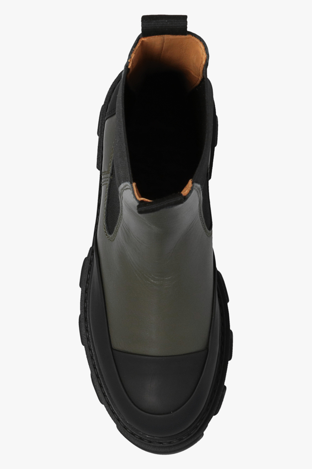 Ganni Leather Chelsea boots