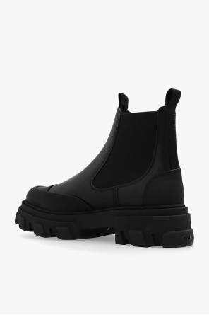 Ganni River Island Black Leather Biker Boots to your favourites